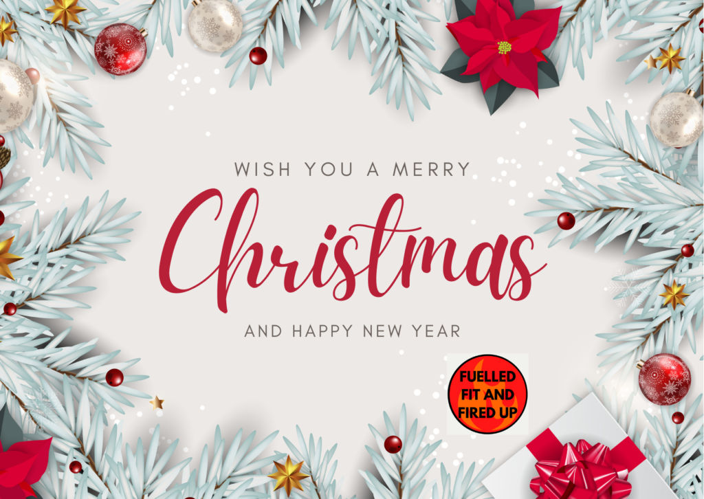 Red And White Aesthetic Merry Christmas New Year Greeting Card